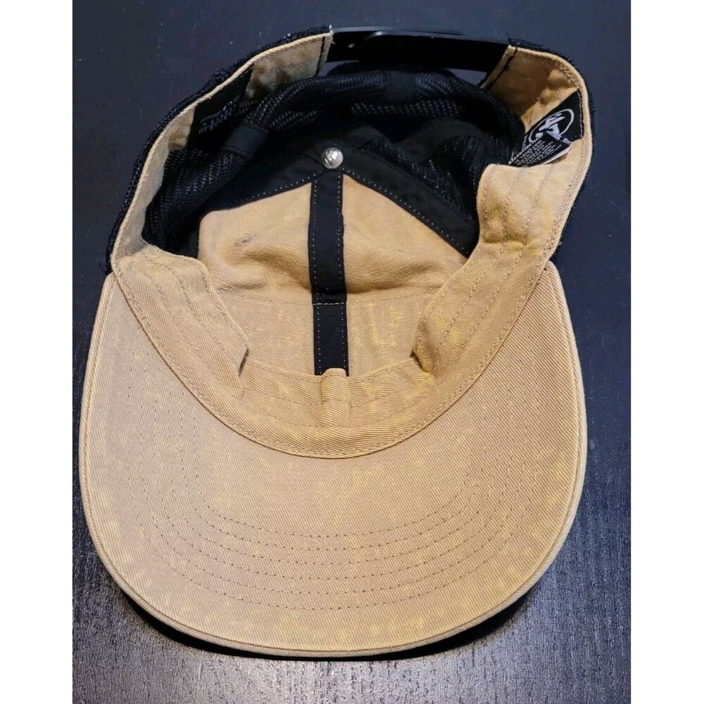 San Francisco Giants Hat '47 Brand Gaudet Khaki Clean Up Mesh Snapback Patch Cap - Picture 4 of 6